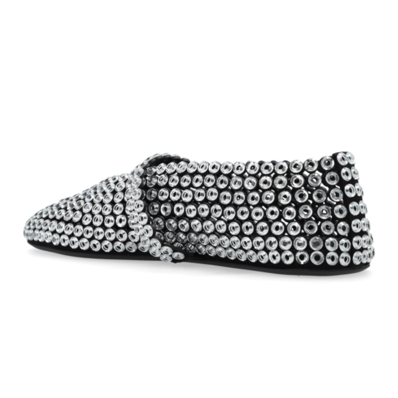 Alaïa Women's Gray Ballerinas Eyelet