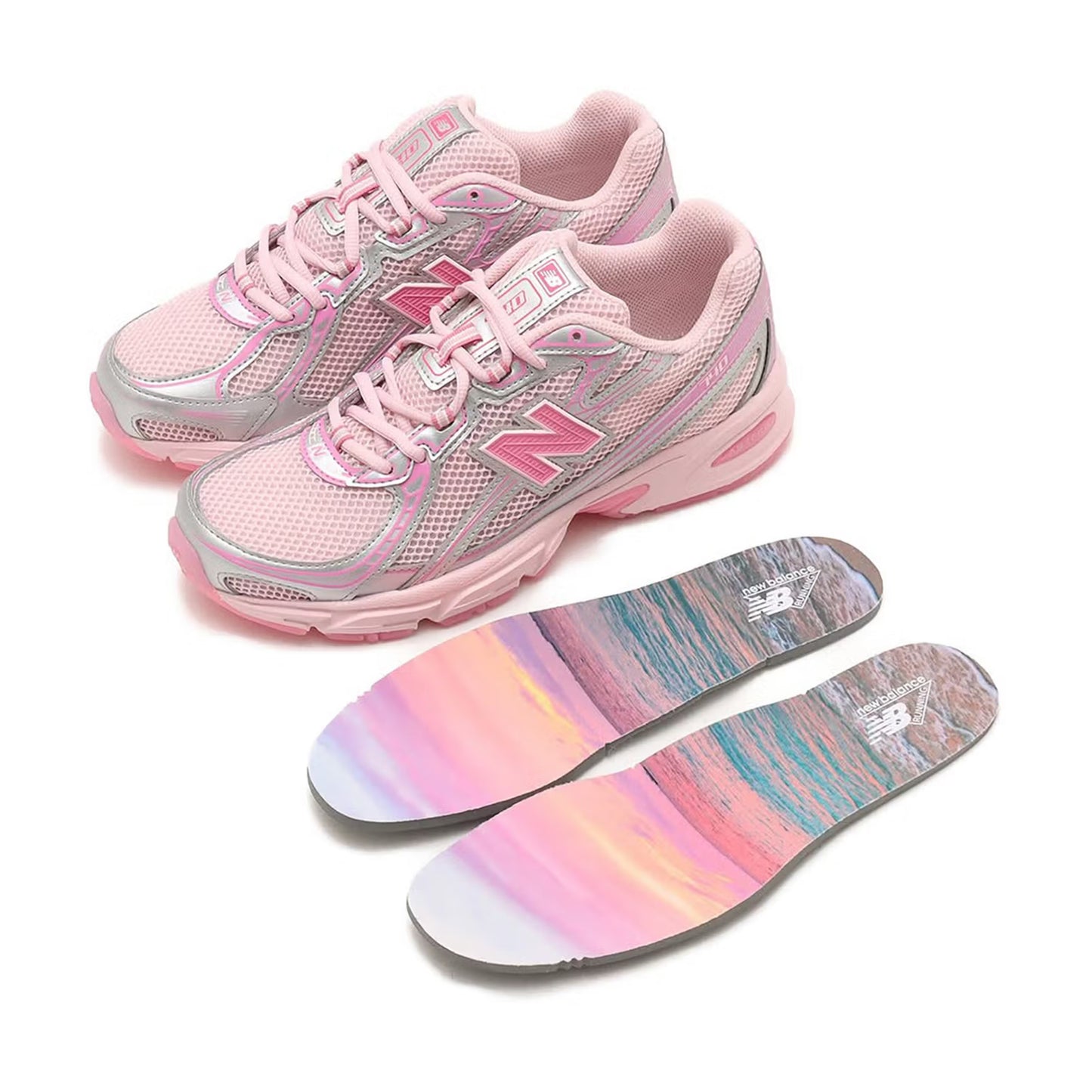 New Balance atmos pink x 740 Pink Vacation