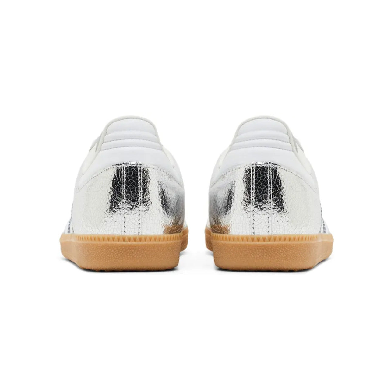 Adidas Samba OG "Silver Metallic Cracked Leather"