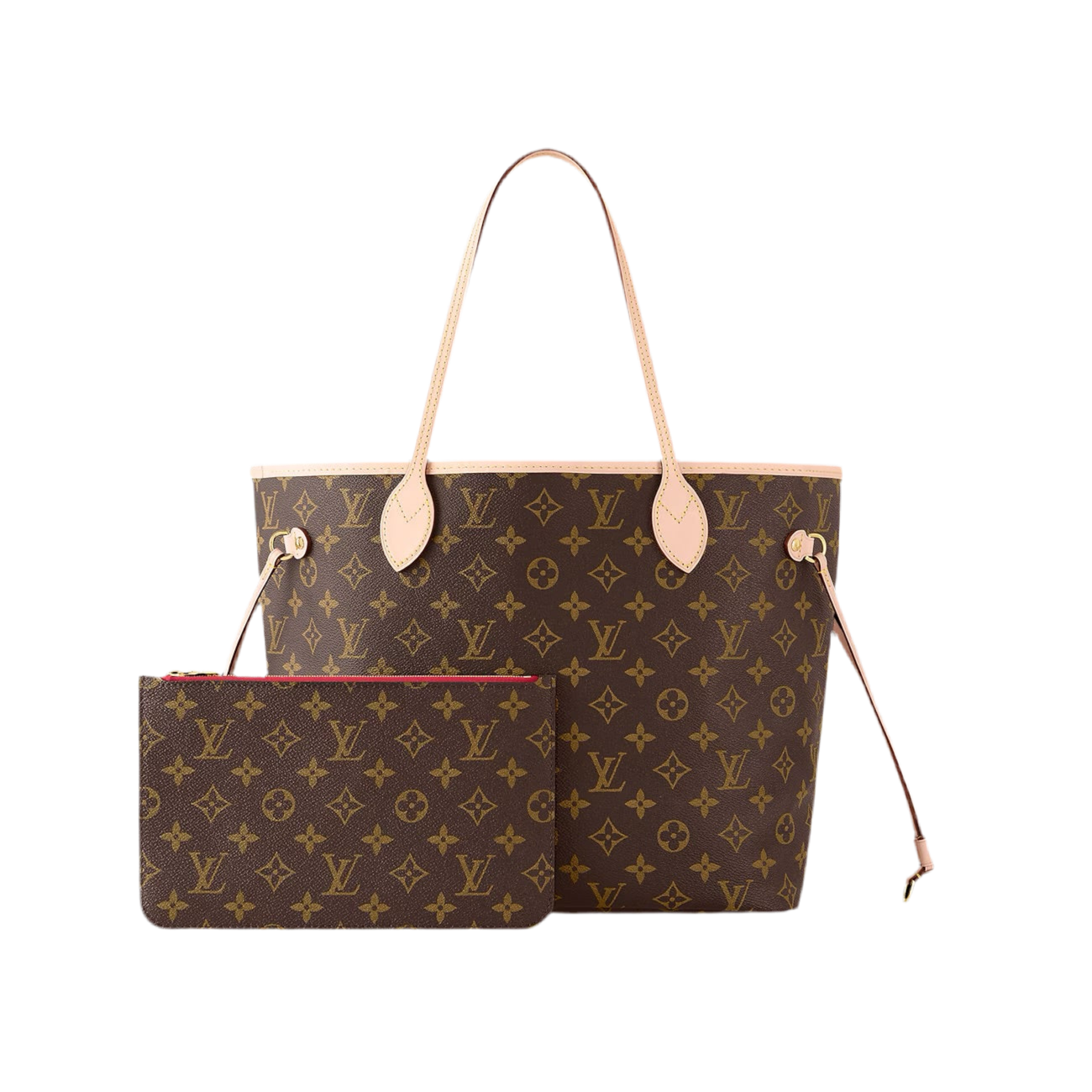 LOUIS VUITTON BAG Neverfull MM Cherry