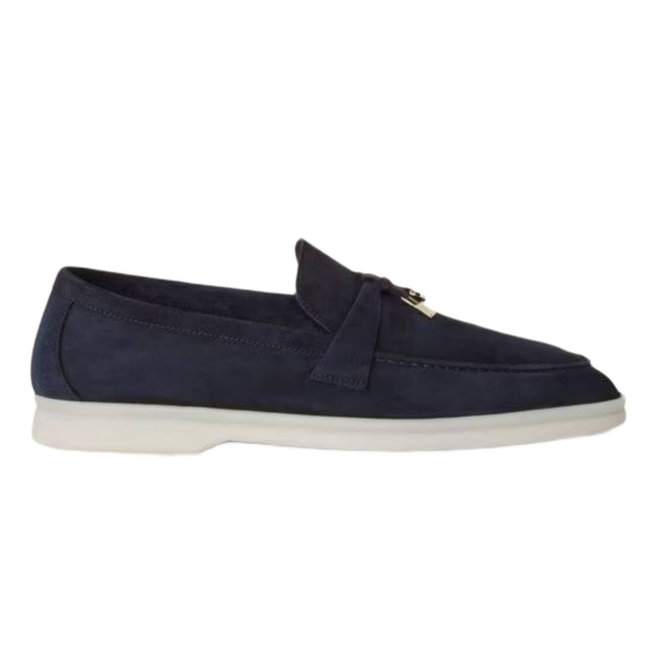 Loro piana Summer Charms Walk Loafer Color : Argo Blue Melange