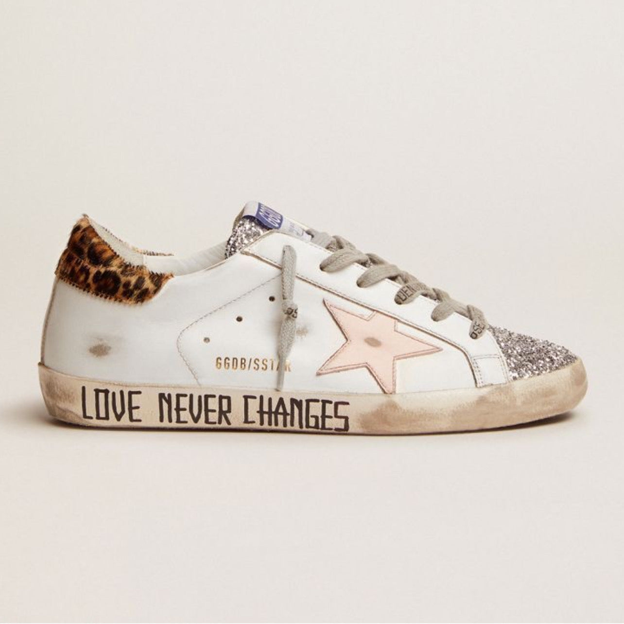 Golden Goose Lace-up flat-bottomed casual round-toed board (Women's)