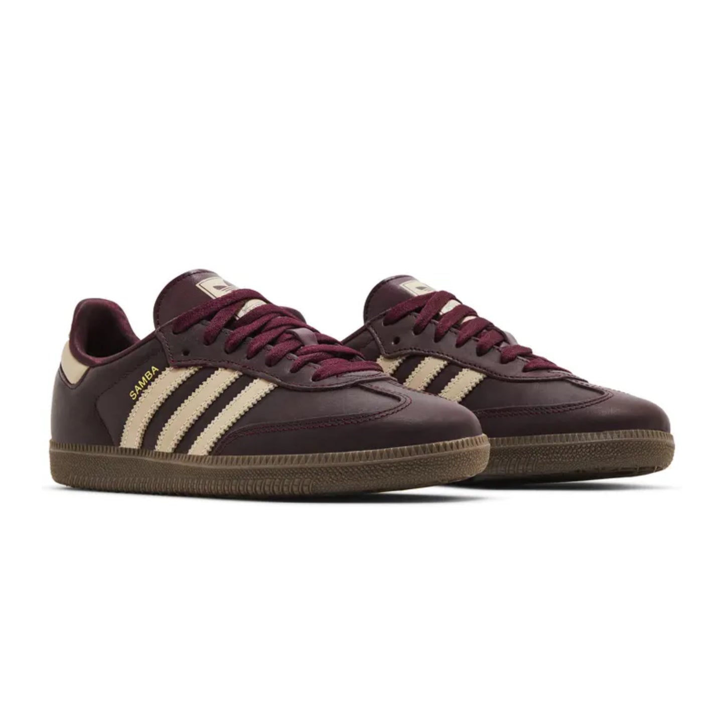 Adidas Wmns Samba OG Maroon Crystal Sand