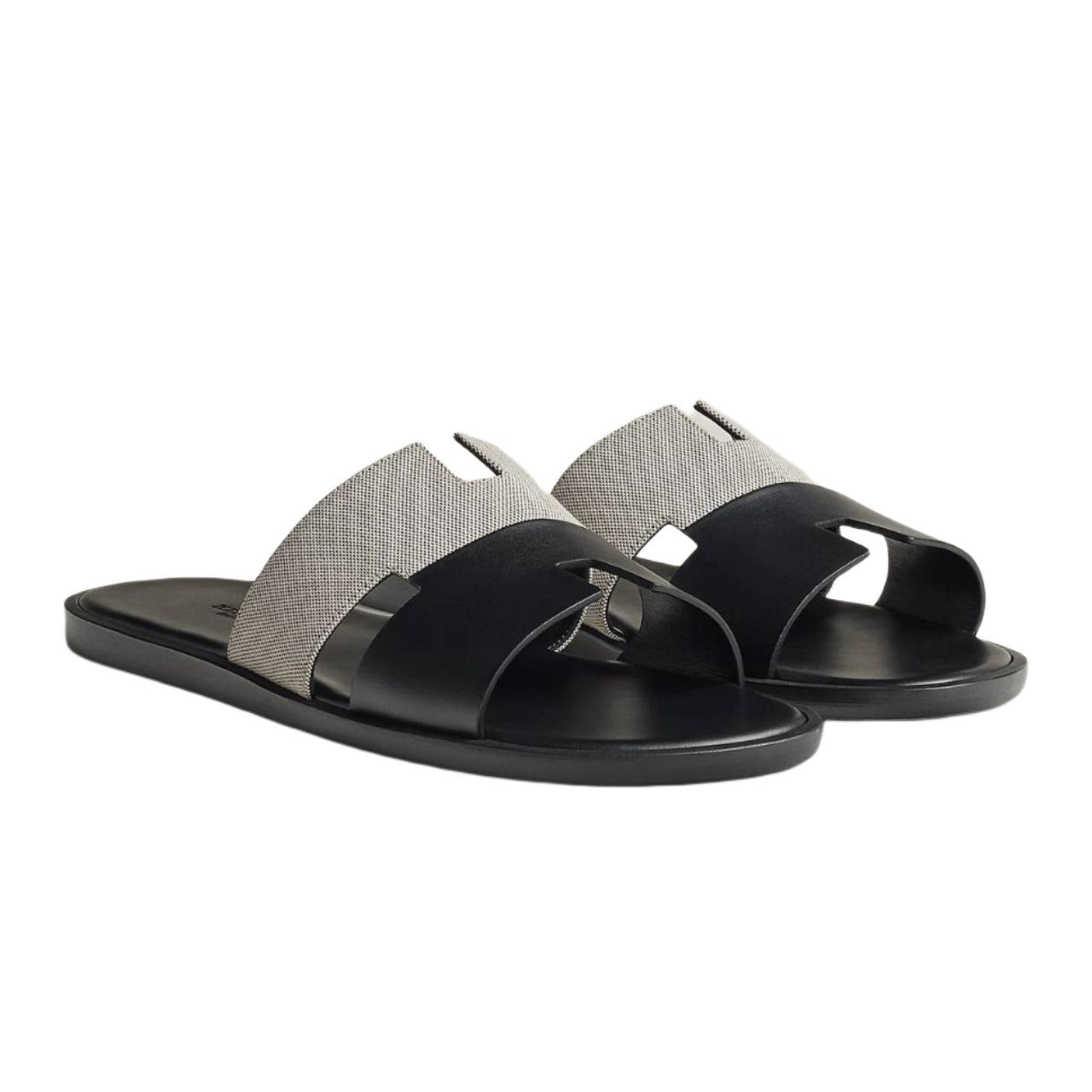 Hermès Izmir sandal Prunoir / Noir
