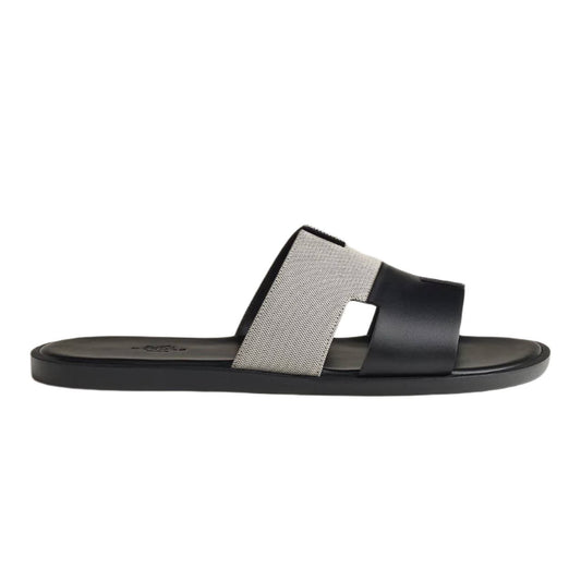 Hermès Izmir sandal Prunoir / Noir