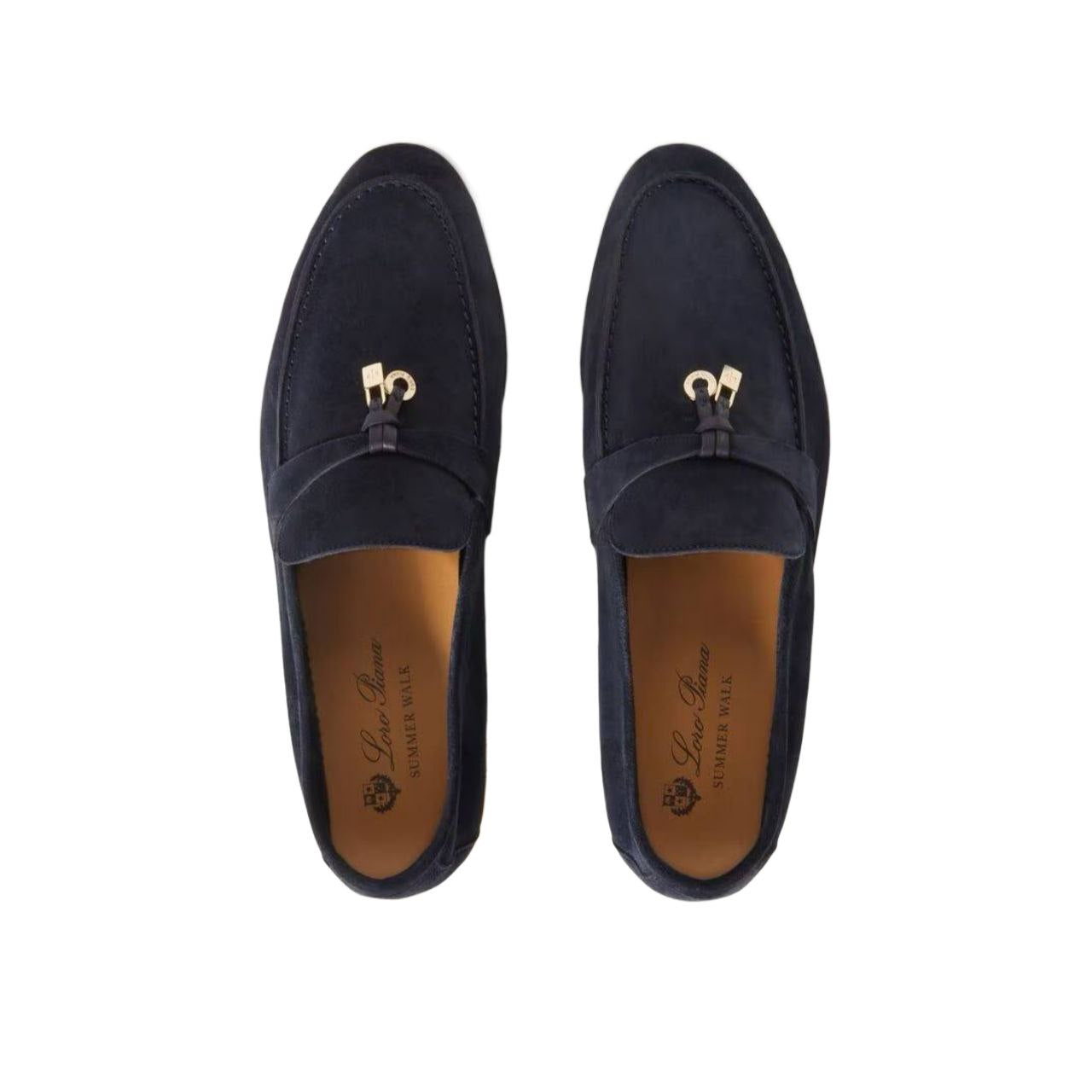 Loro piana Summer Charms Walk Loafer Color : Argo Blue Melange