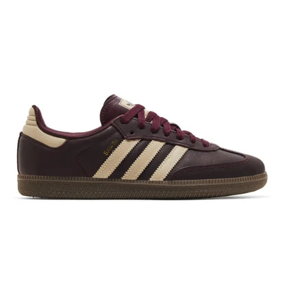 Adidas Wmns Samba OG Maroon Crystal Sand