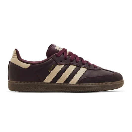 Adidas Wmns Samba OG Maroon Crystal Sand