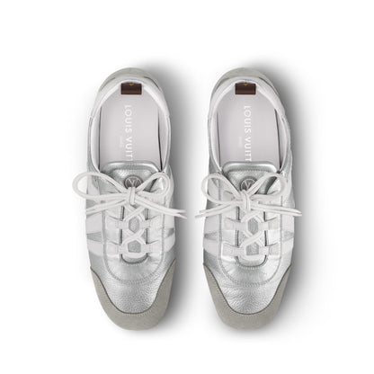 Louis Vuitton LV Sneakerina Metallic grained calf leather