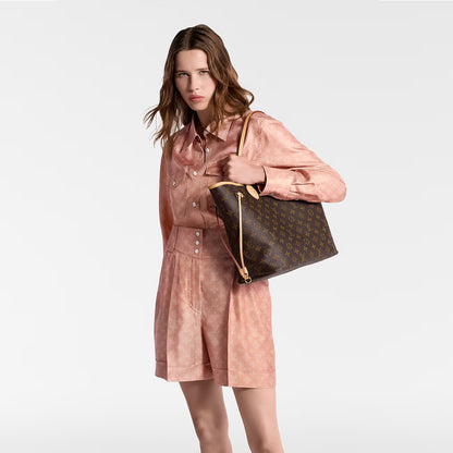 LOUIS VUITTON BAG Neverfull MM Cherry