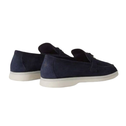 Loro piana Summer Charms Walk Loafer Color : Argo Blue Melange