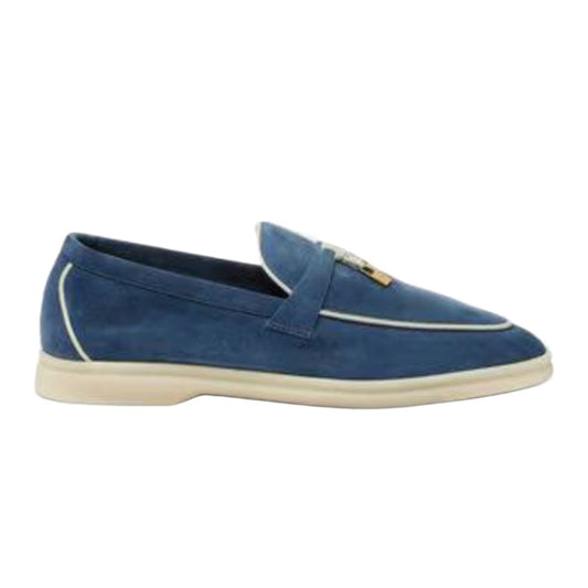 Loro Piana Summer Charms Walk Loafer Ocean Heart